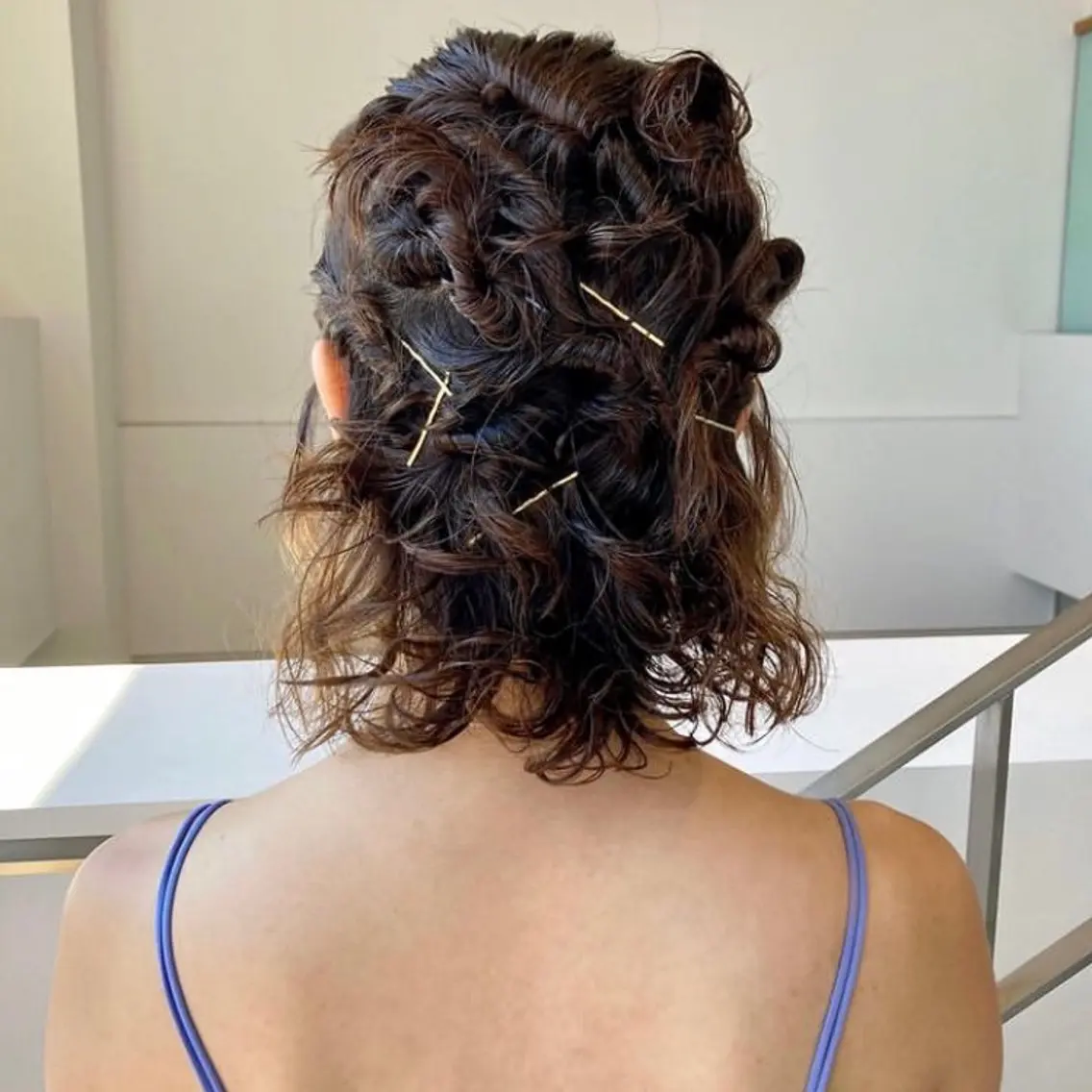ショート ヘアアレンジ ヘアセット KAWATOKO MISUZUのヘアスタイル
