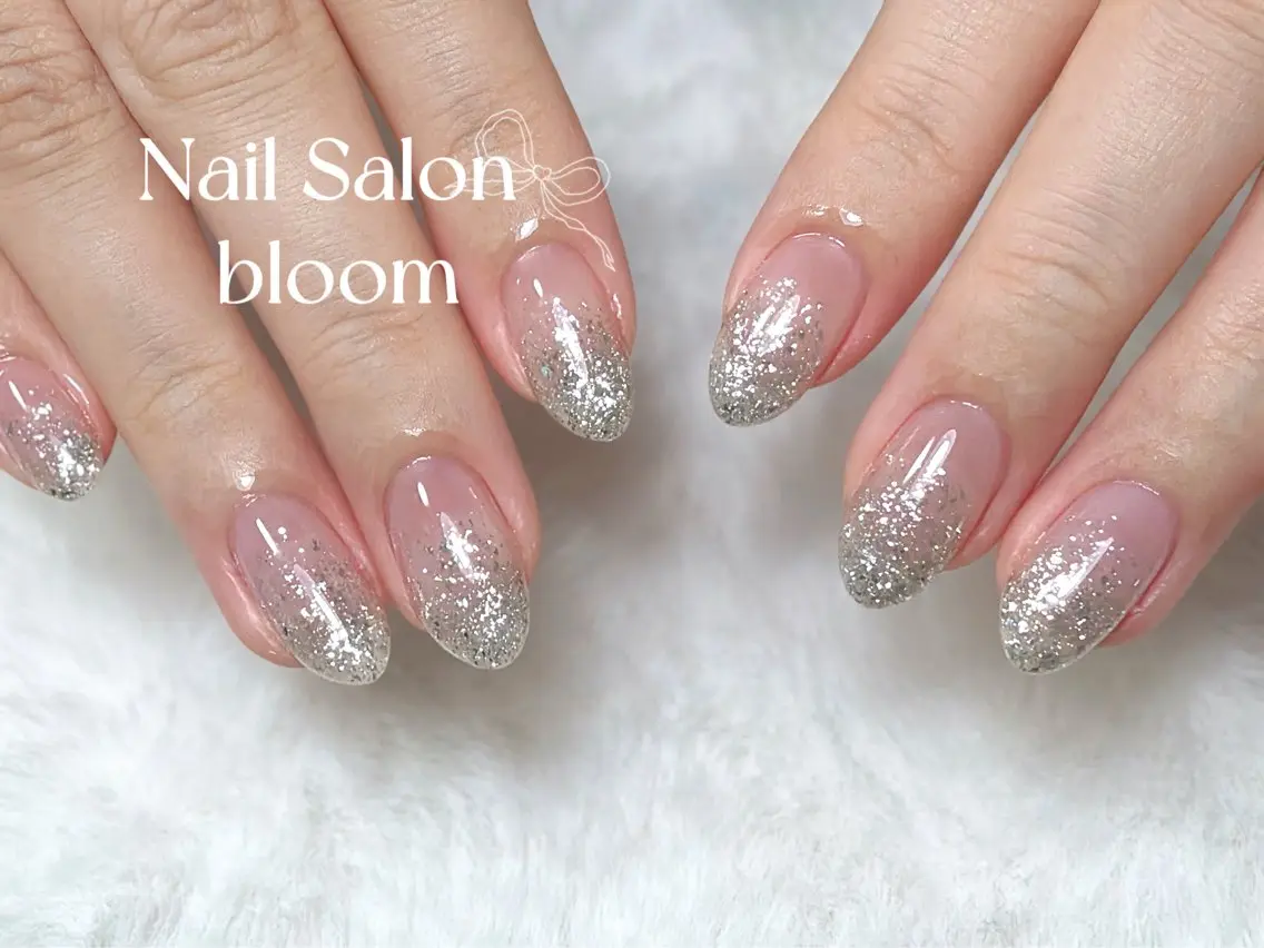 ネイル ラメ(グリッター) Nail Bloom&はるのネイルデザイン
