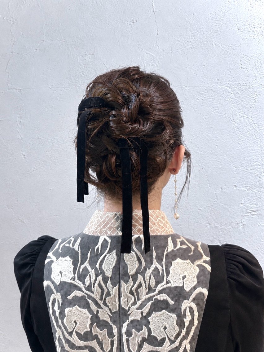 ヘアアレンジ ヘアセット 縮毛矯正/艶カラー/ アレンジ/Akaneのヘアスタイル