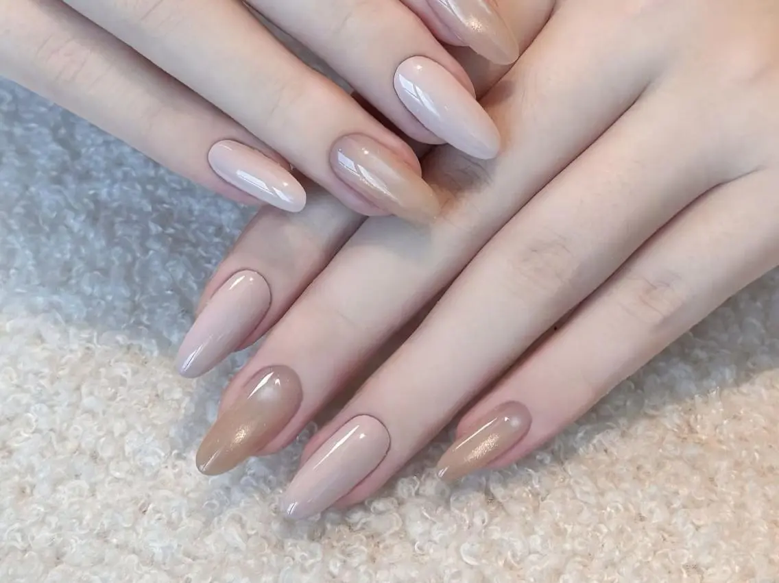 ネイル カジュアル ジェルネイル マグネットネイル ミディアムネイル オフィスネイル ハンドネイル ハンドケア 🎀Sense Nail池袋店🎀のネイルデザイン