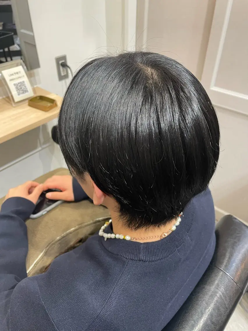 ショート メンズ ヘアカラー 南雲 由麻のヘアスタイル
