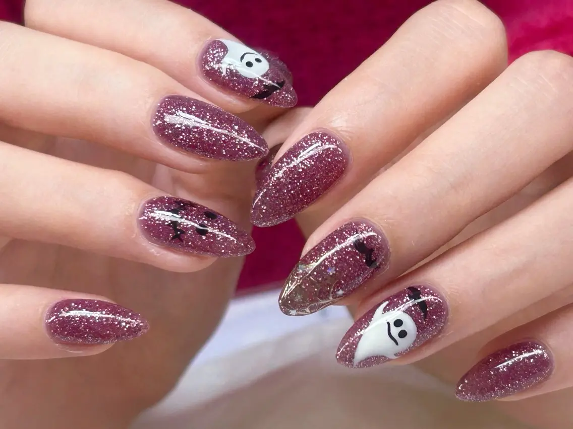 ネイル ハロウィン ワンホンネイル ハンドネイル Lino Nailのネイルデザイン