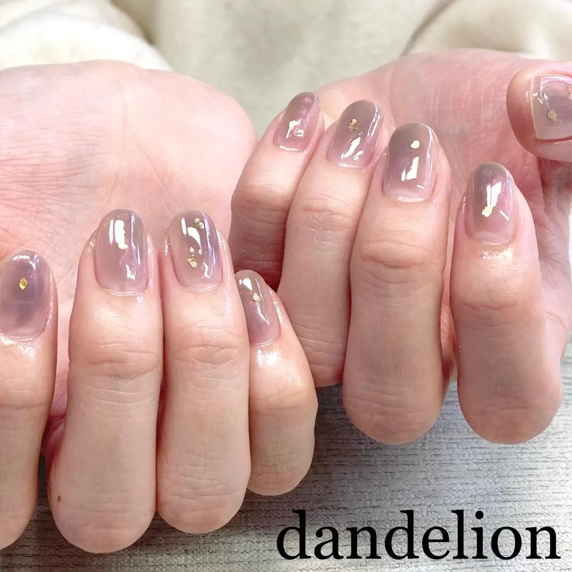 ネイル ハンドネイル ハンドケア dandelion ダンデライオンのネイルデザイン