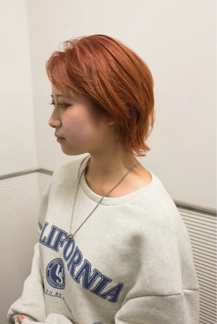 ミディアム カラー 千葉 慎也のヘアスタイル