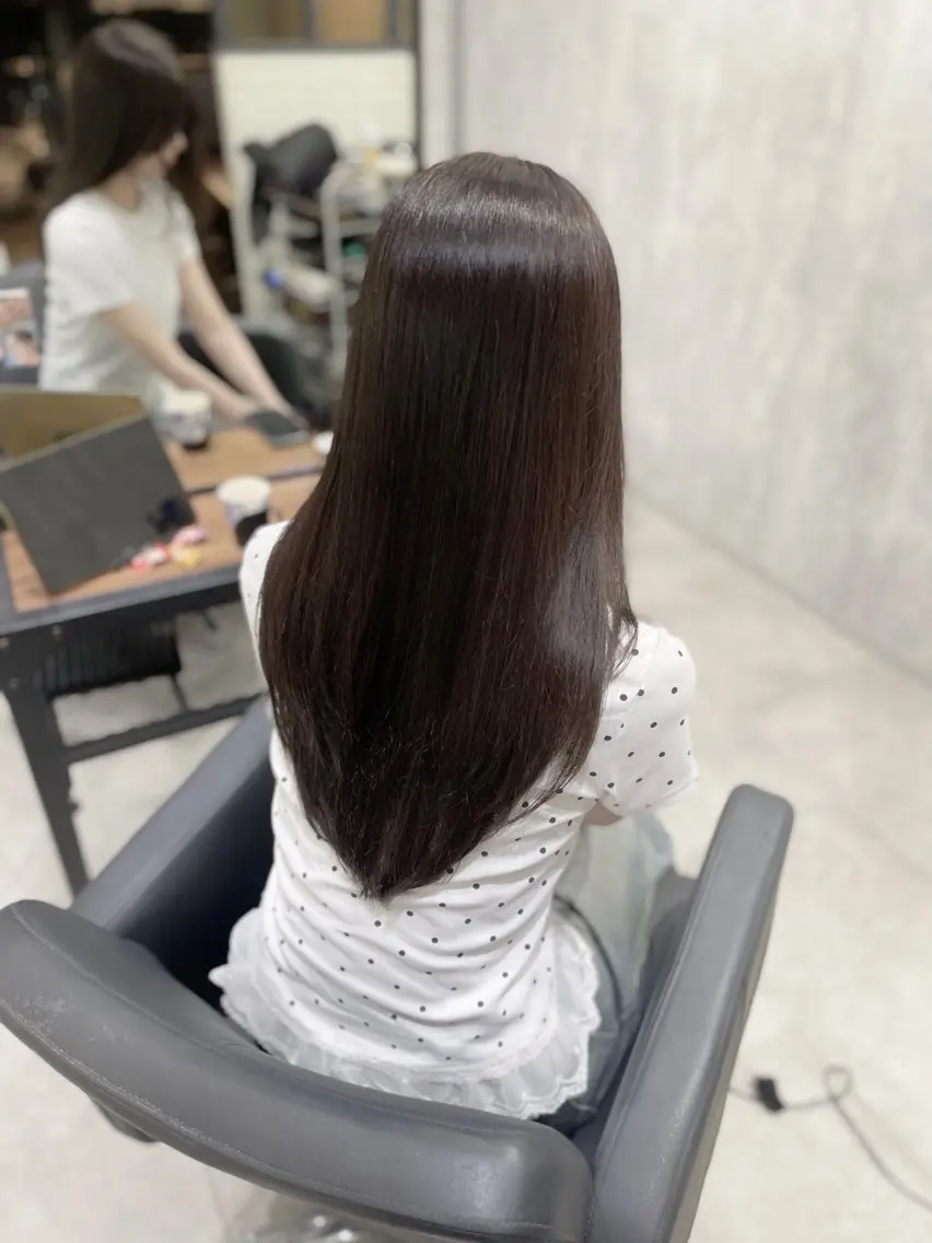 セミロング レイヤーカット カット ヘアカラー 杉野🫧美髪🫧 Zina博多店長のヘアスタイル
