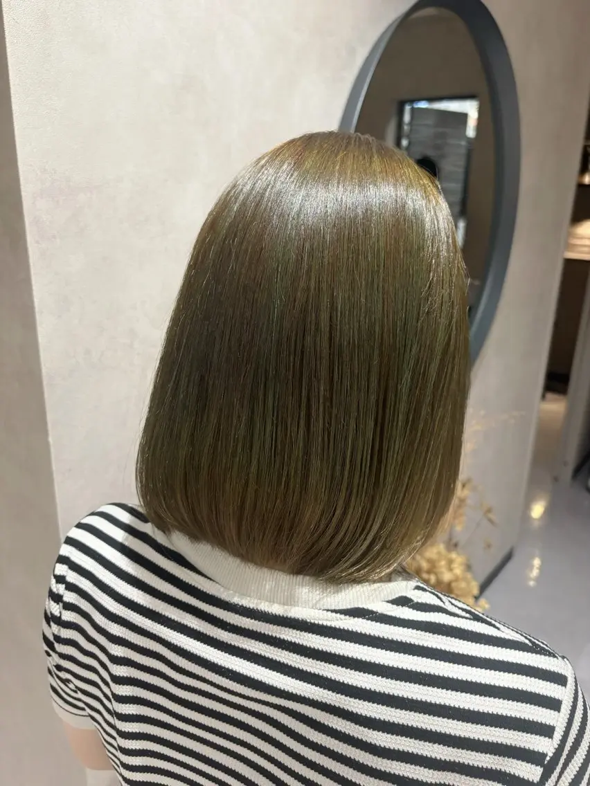 ミディアム ヘアカラー トリートメント 《.Xian》 アカリ/艶髪カラーのヘアスタイル