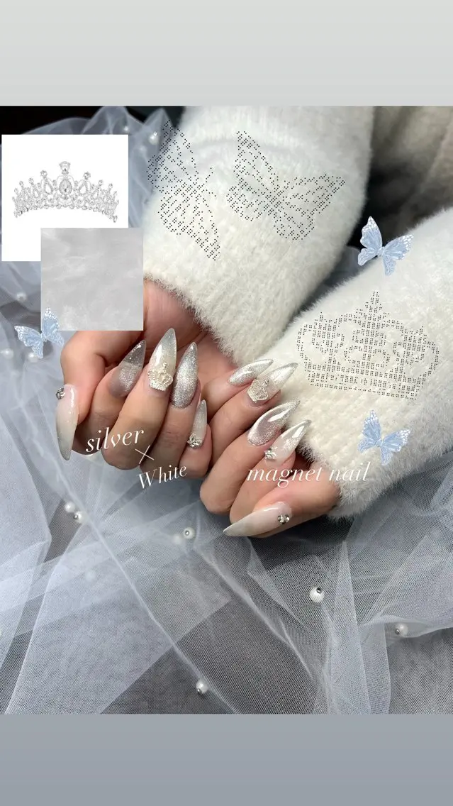 ネイル マグネットネイル ハンドネイル ☆kaho☆ 湘南 茅ヶ崎のネイルデザイン