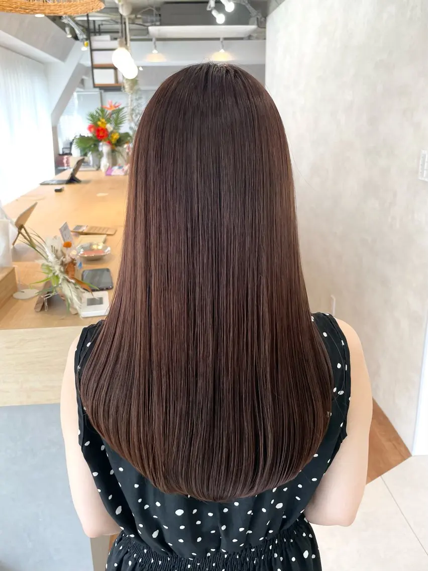 ロング カラー ブラウンカラー moro 丁寧なカウンセリングのヘアスタイル