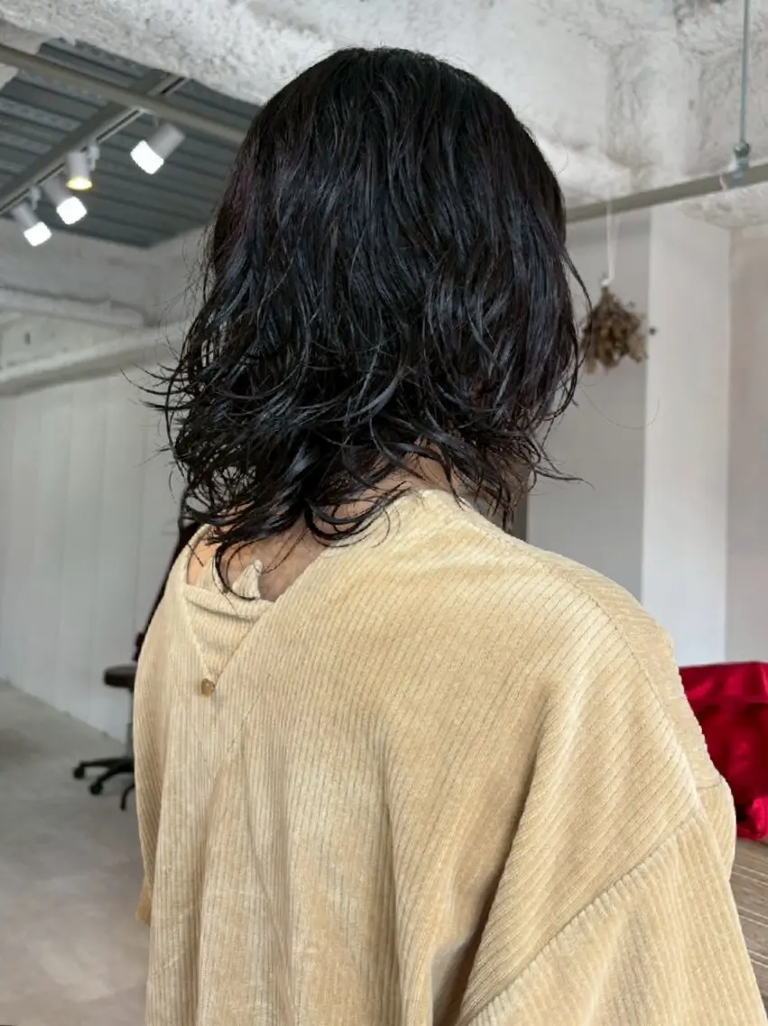 ミディアム パーマ カット パーマ JESTER 烏丸御池のヘアスタイル