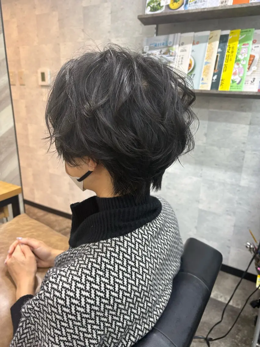ショート ヘアアレンジ ハンサムショート ショートヘア ヘアセット SHANTi 飯塚 ヘアセット/髪質改善のヘアスタイル