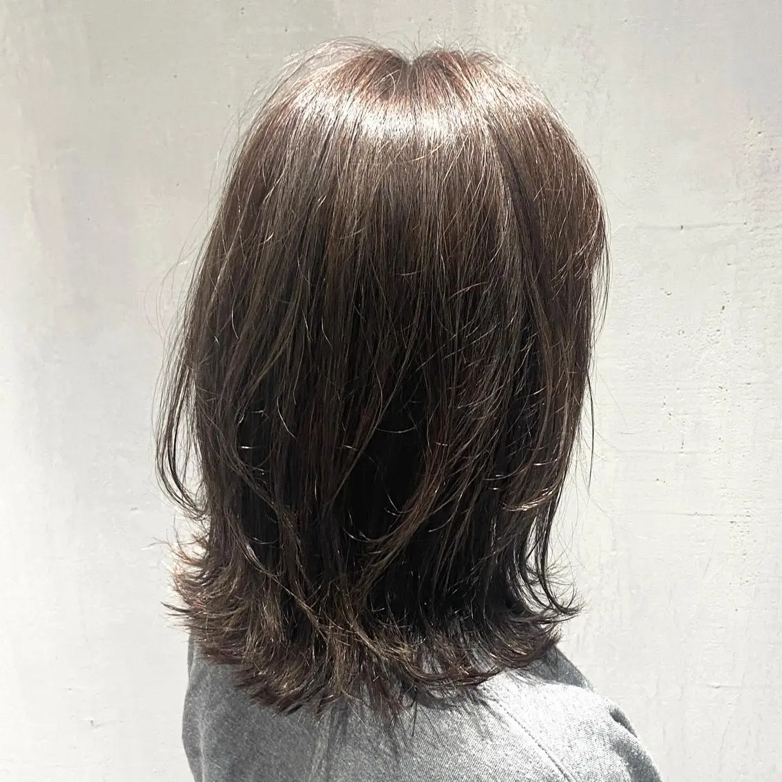 ミディアム カラー ハイライトカラー ハイライト カット ヘアカラー matka白髪ぼかし 大人ヘア/KEIKOのヘアスタイル