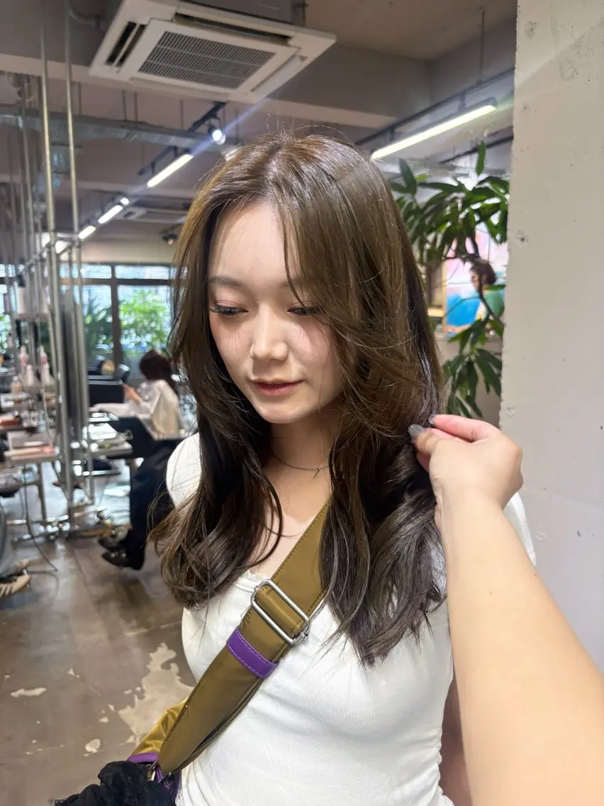 ロング カラー ヘアカラー ハイトーン レイヤー🎀meiのヘアスタイル