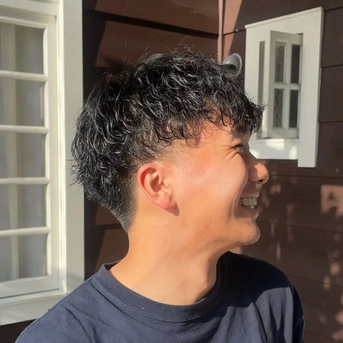 パーマ メンズ メンズパーマ メンズツイストパーマ ツイストパーマ カット パーマ TJ天気予報 佐藤優月のヘアスタイル