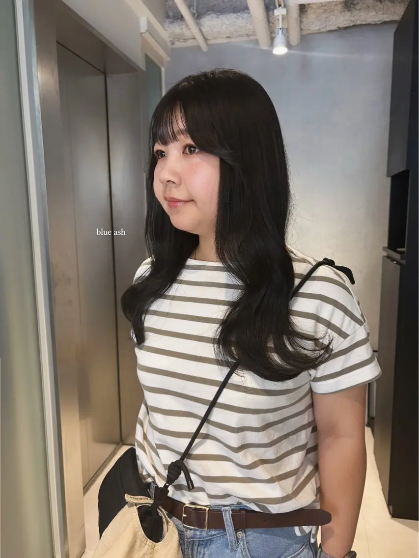ロング カラー カット ヘアカラー マンツーマン半個室 tamuraのヘアスタイル