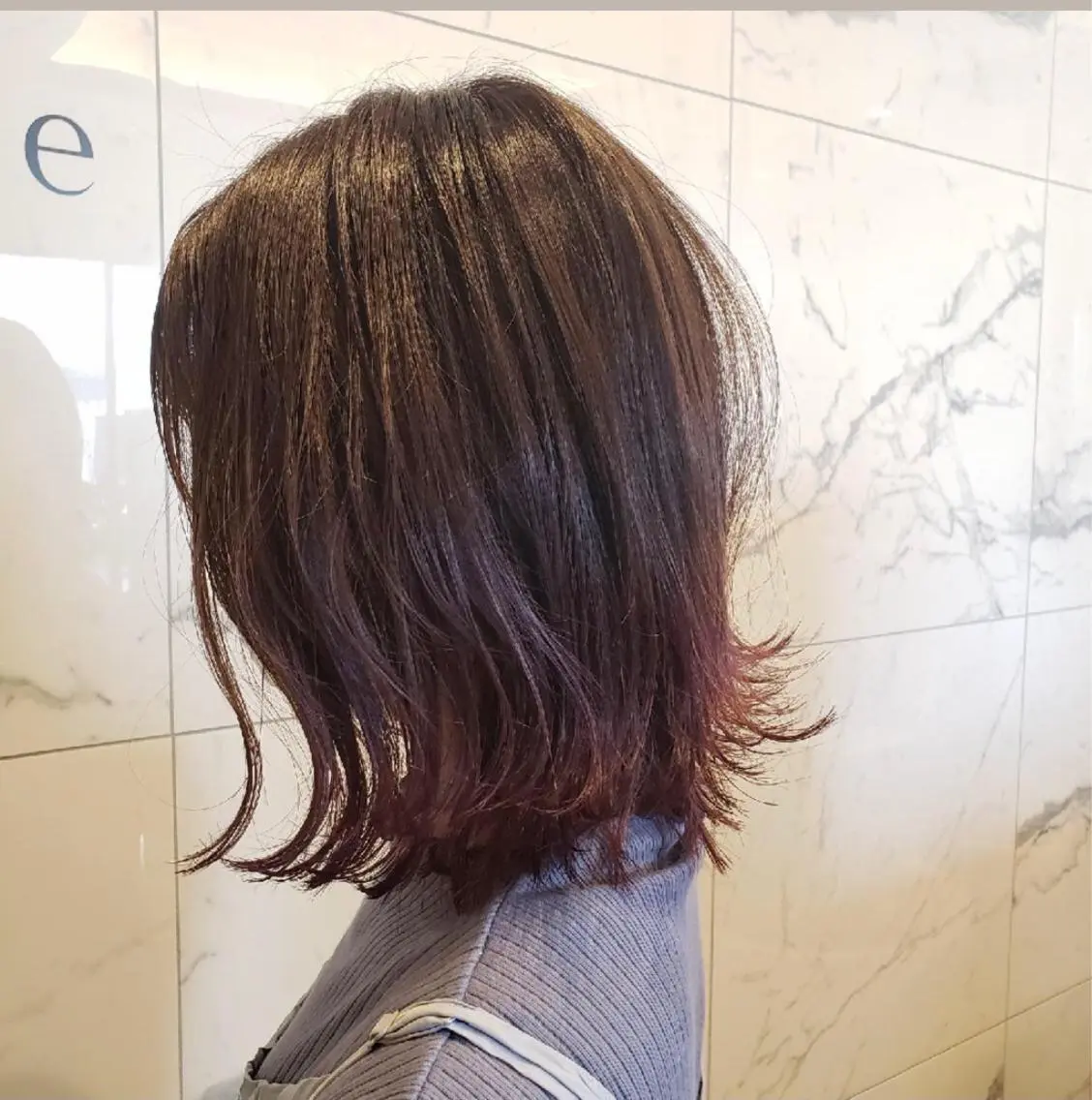 似合わせカット+艶カラー+オージュアトリートメントの写真