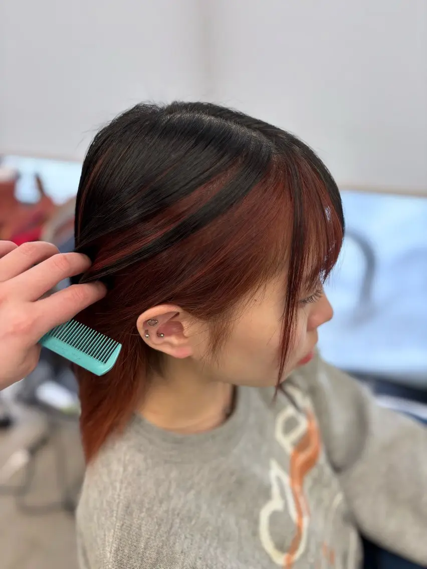 ミディアム ヘアカラー 鈴木 ちさきのヘアスタイル