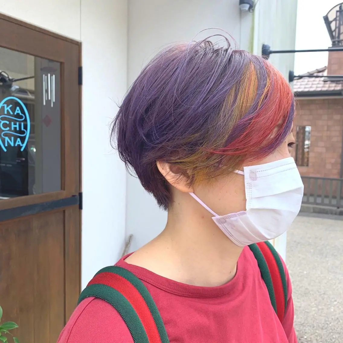 ショート カラー カット ヘアカラー 綿貫 美雪のヘアスタイル