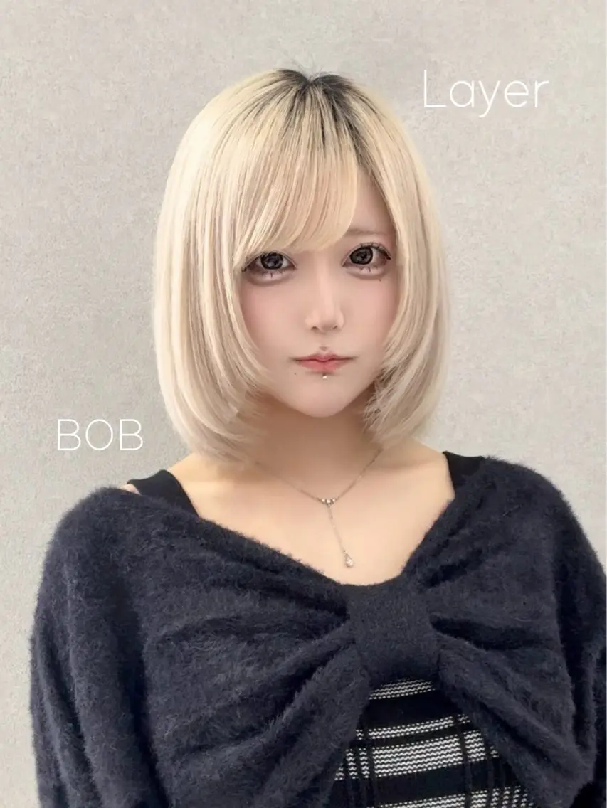 ミディアム カラー カット レイヤーカット/ ヘアカラー/RENAのヘアスタイル