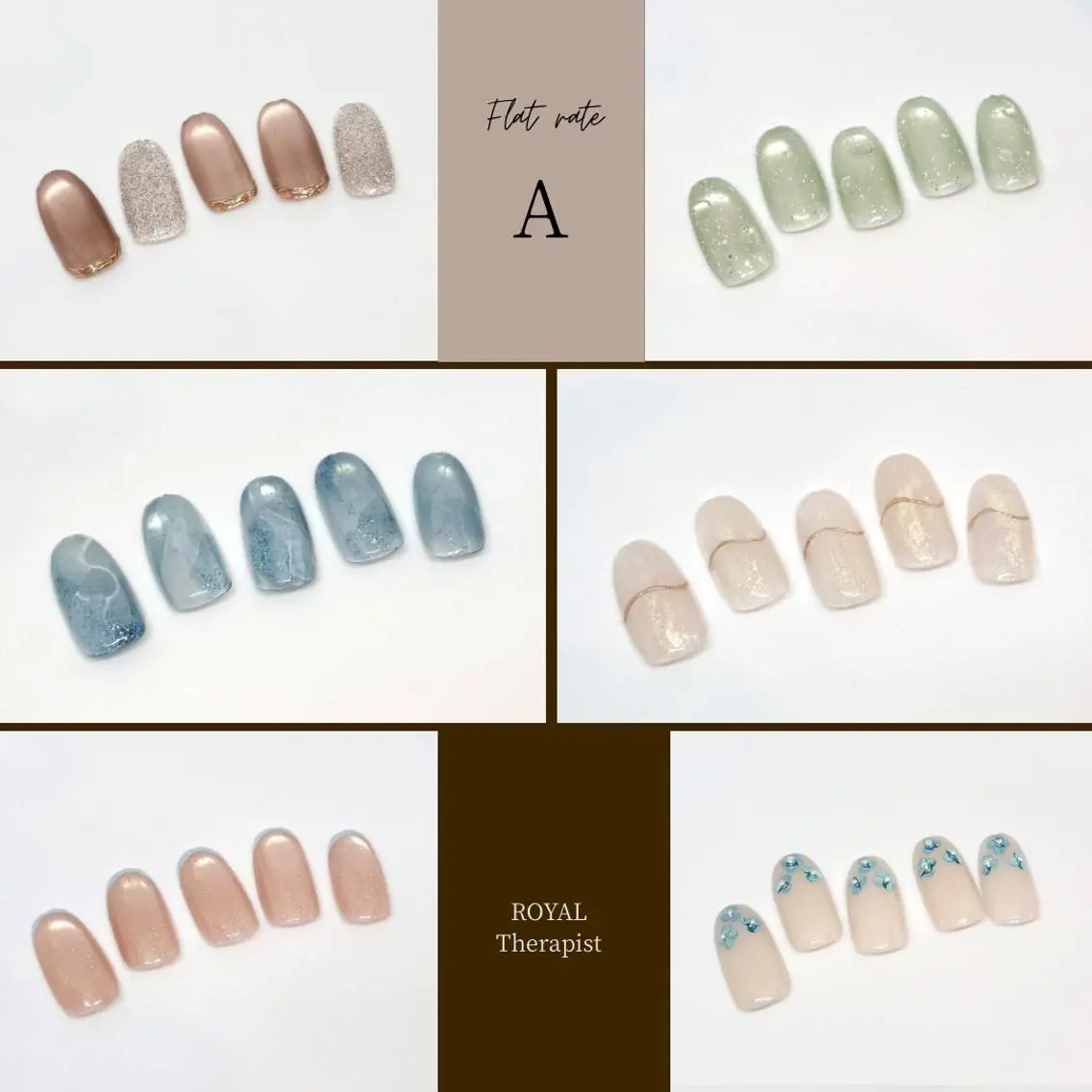 定額シンプルデザイン【A】➕丁寧ケア込み《ジェルオフ無料》【リピート様】→￥7700の写真