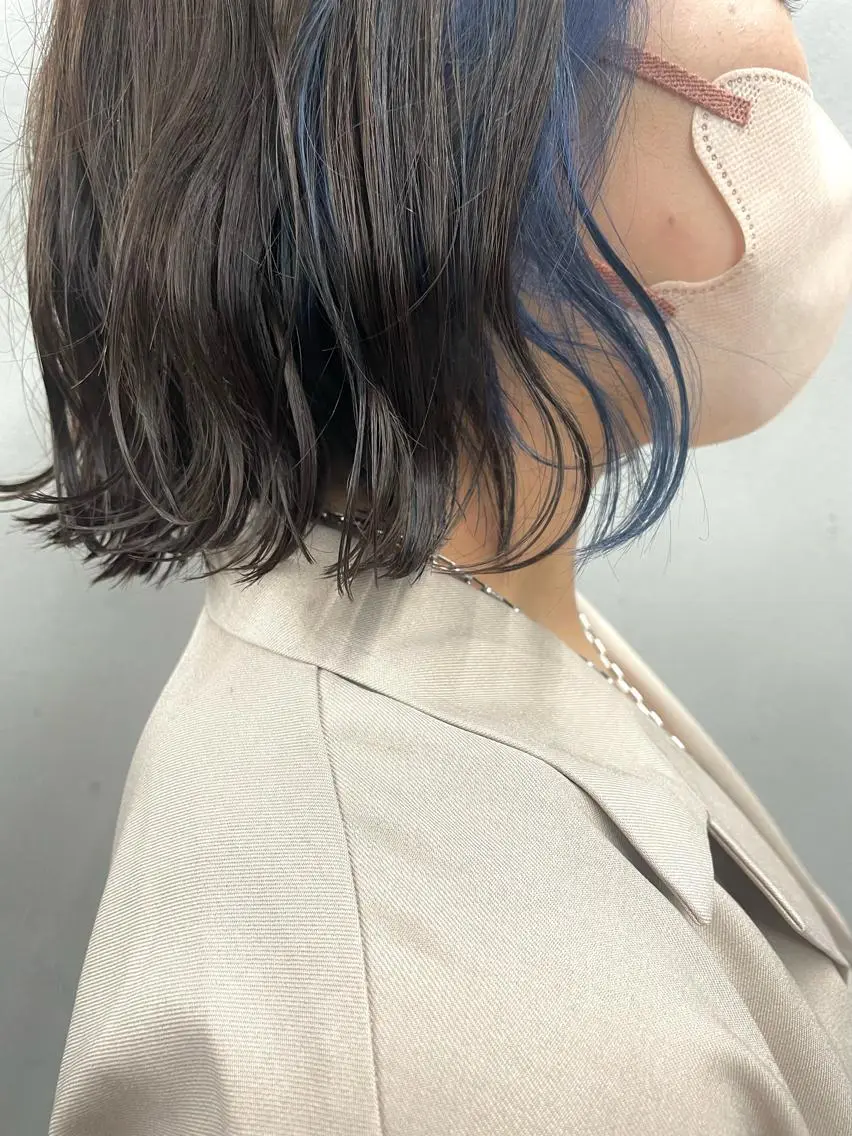 【今だけ限定価格】カット+高彩度カラー+イヤリングカラーの写真