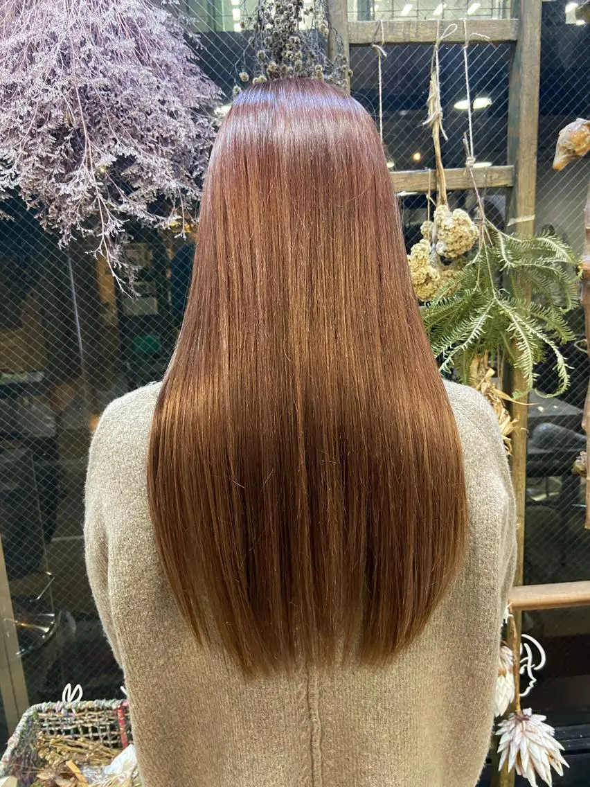 ミニモ限定艶髪になりたい方に髪質改善+cut+トリートメント⭐️パサつきや広がりが気になる方にオススメで♪¥13900の写真