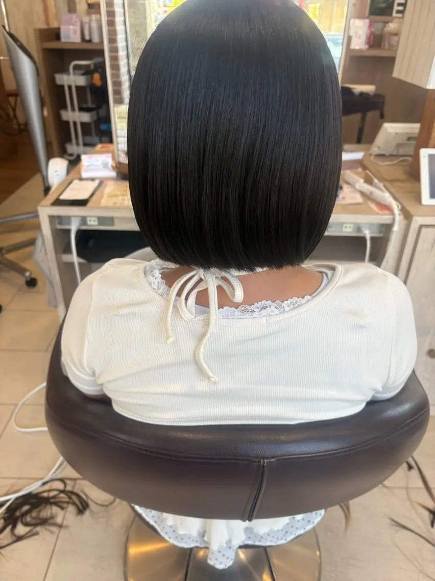 ショート ボブ 久保 まどかのヘアスタイル