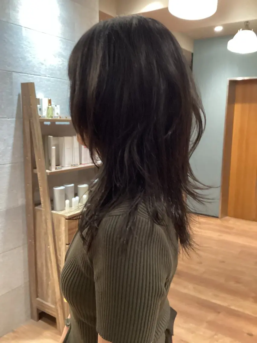 セミロング カット ヘアカラー トリートメント 銀座ボブカラーパーマ misakiのヘアスタイル