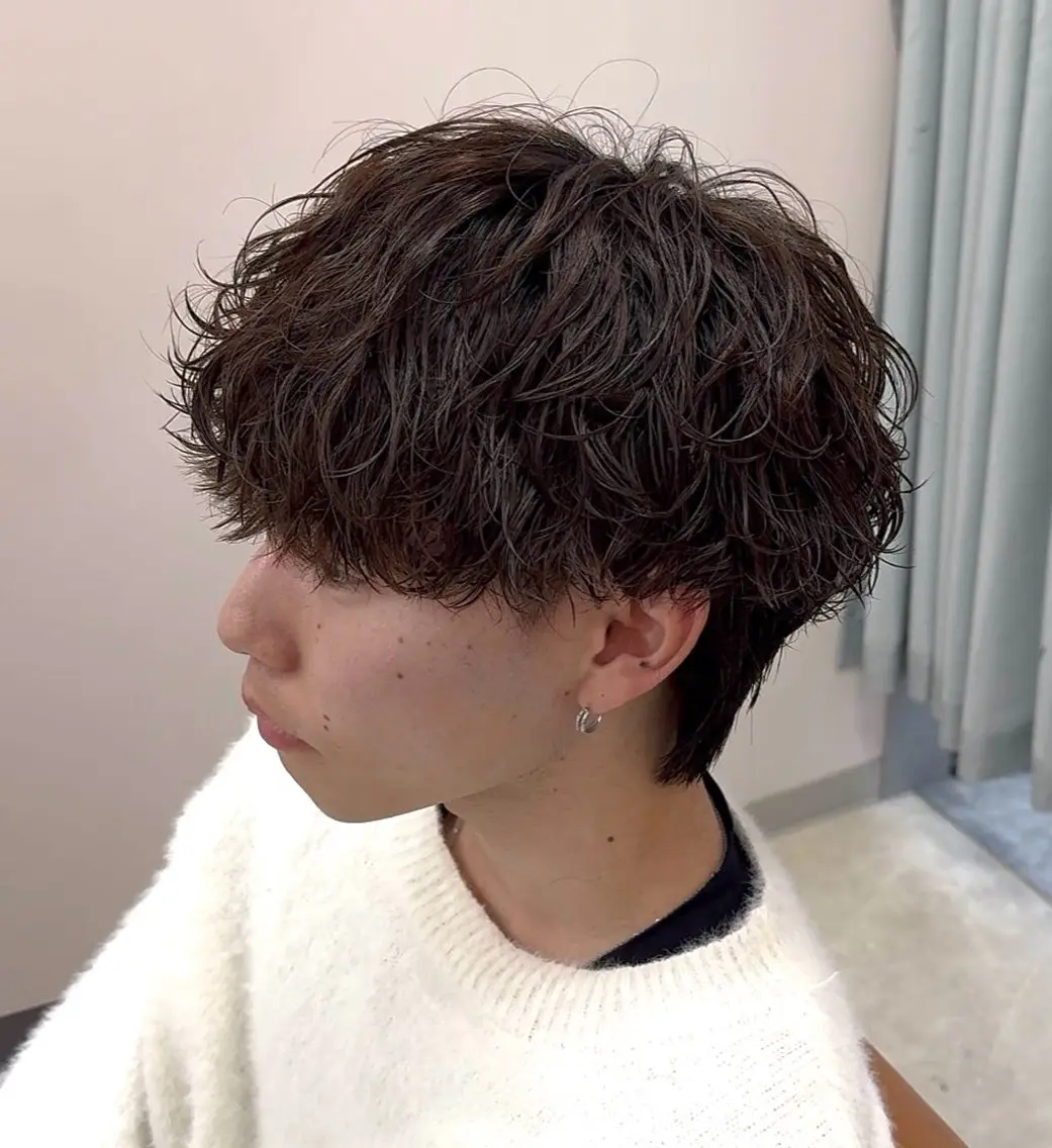 メンズ限定❗️カット+パーマ【‼️補足説明をお読みください‼️】の写真