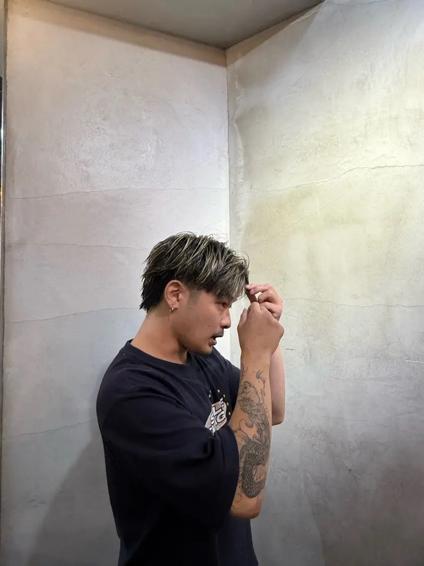 カット+ハイライト ※ダブルブリーチの場合+¥3,000になりますの写真