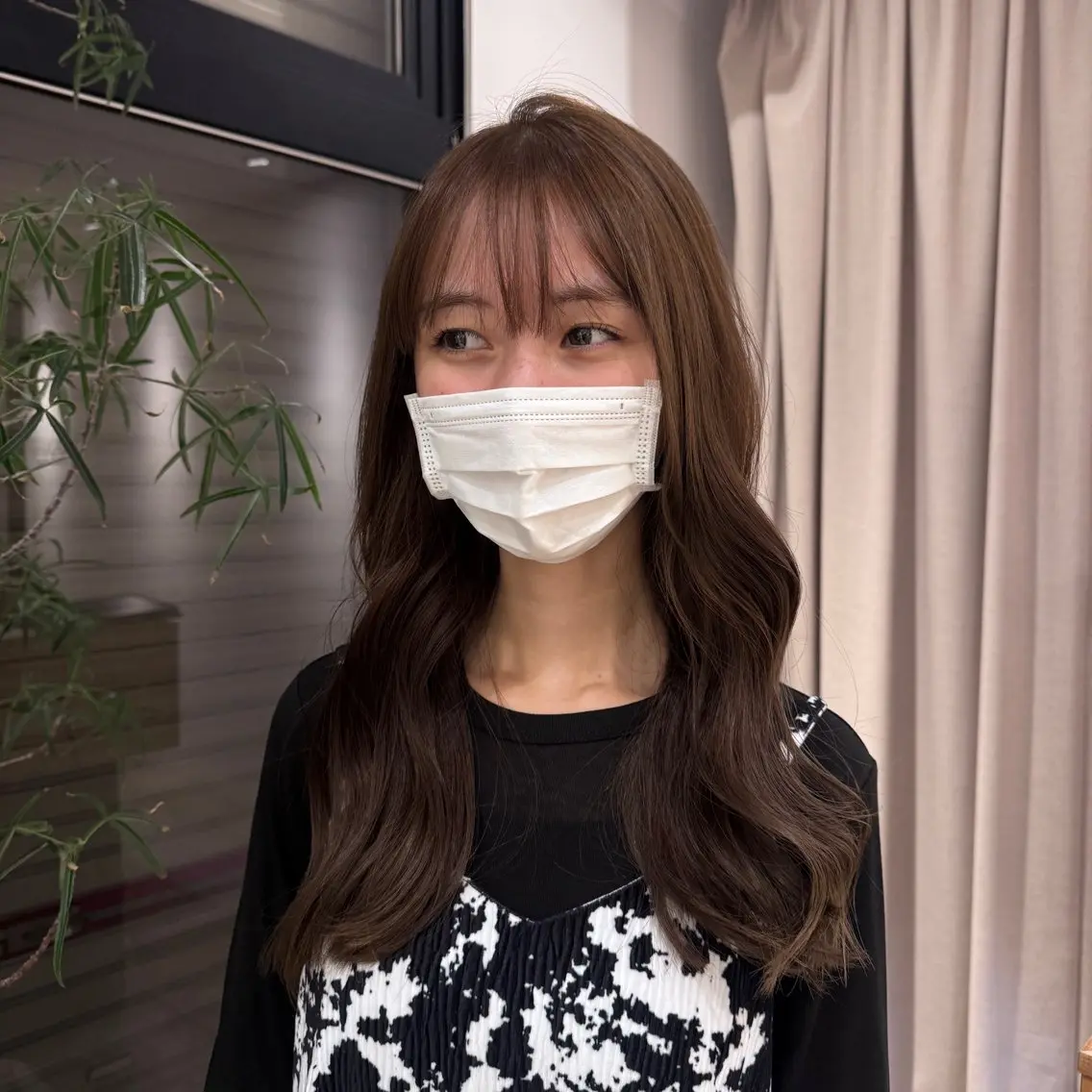 ロング カラー NAVY miyoshiのヘアスタイル
