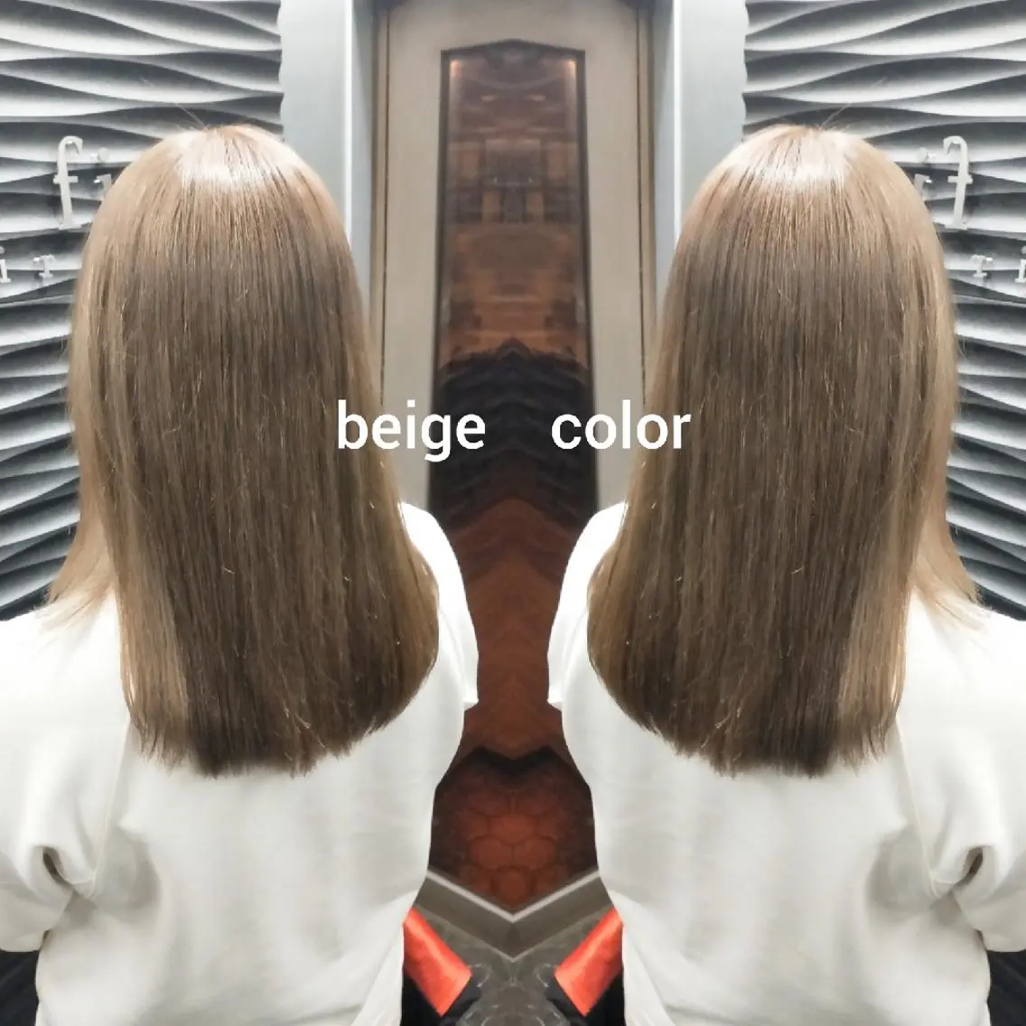 ミディアム カラー カラーブリーチ特化 石原勇希のヘアスタイル