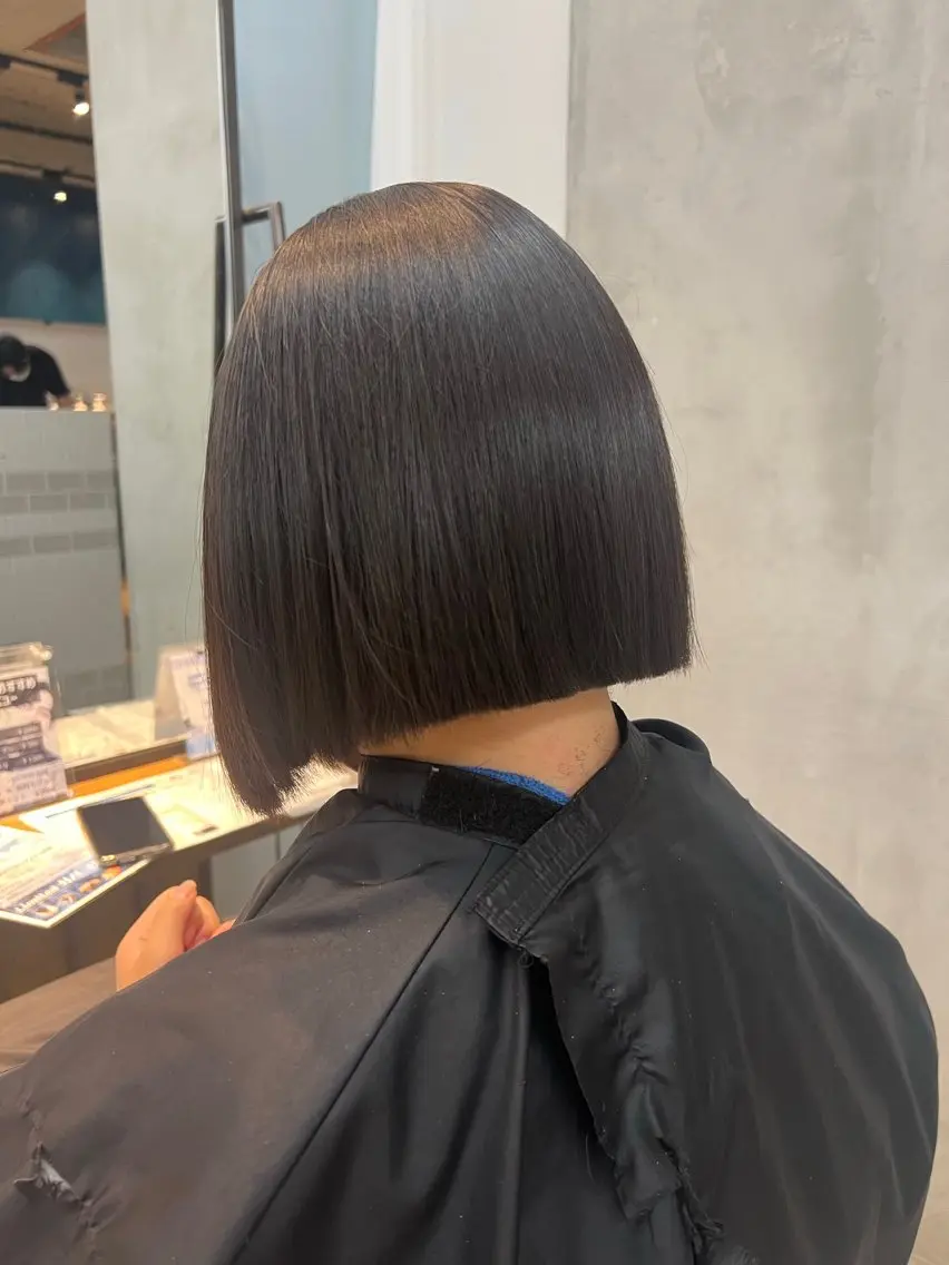 カット＋縮毛矯正の写真