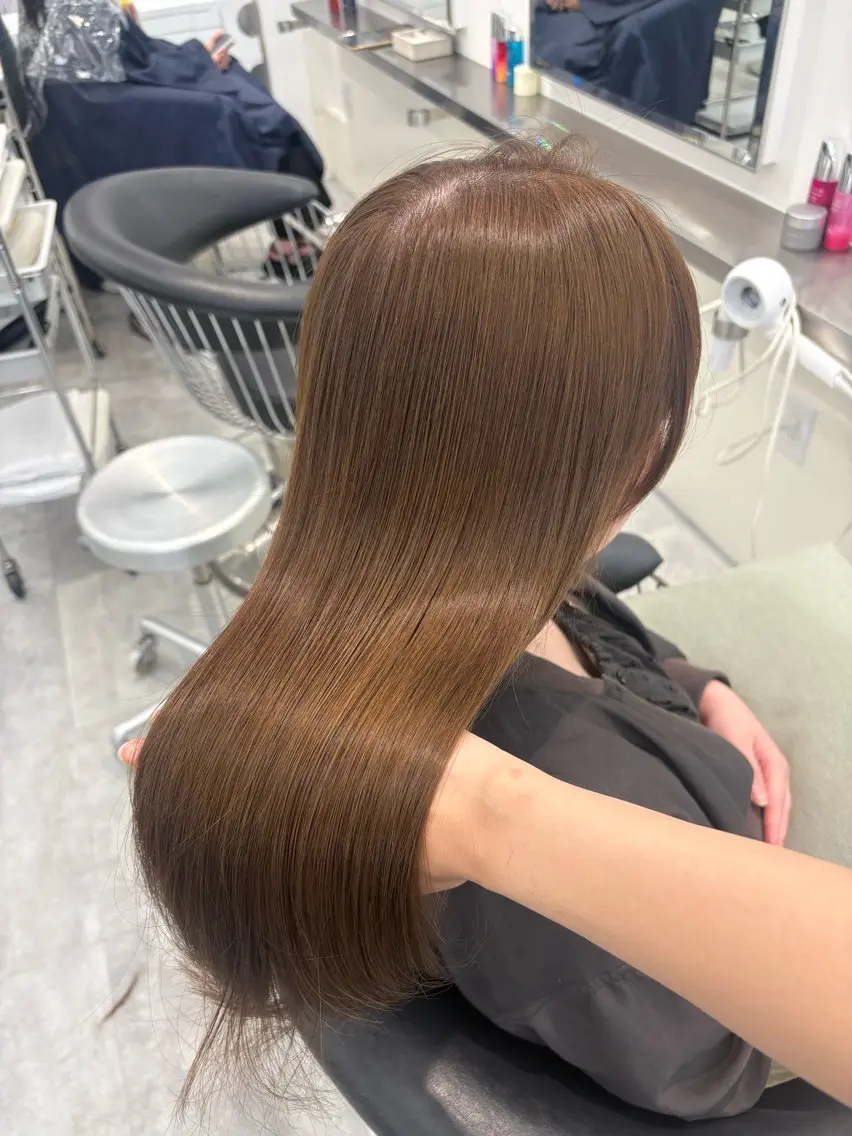 セミロング カラー ヘアカラー Parve Mix/ 平 奈果🎀のヘアスタイル
