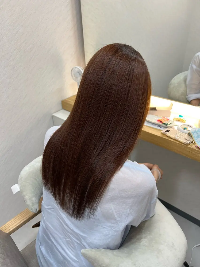 ロング 髪質改善 縮毛矯正 ECLART 横浜 井口聖也のヘアスタイル