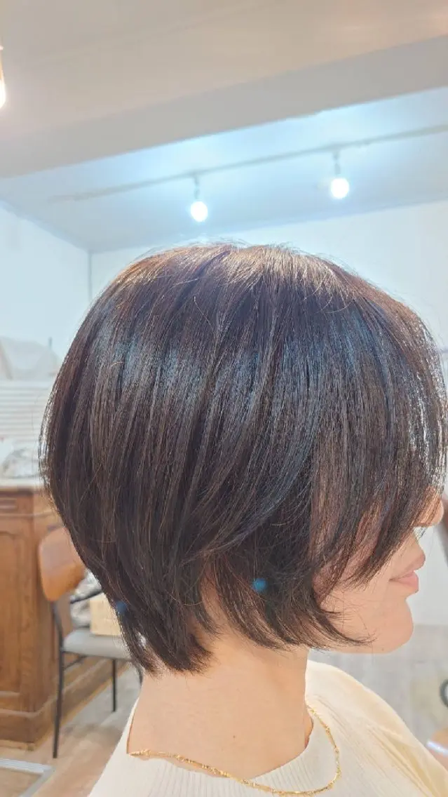 ショート ショートボブ ボブ ショートヘア カットモデル無料✂️ 菊池　位公のヘアスタイル