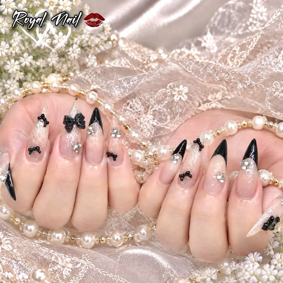 ネイル 韓国ネイル マグネットネイル 持ち込み ハンドネイル Royal Nail_RINAのネイルデザイン