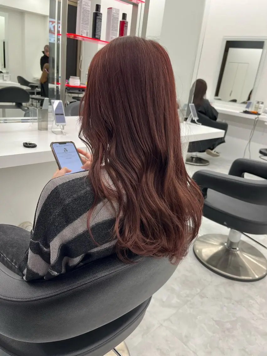 ロング カラー ベージュカラー ピンクカラー ピンクベージュ 💖トレンド春夏 カラー💖FUTAのヘアスタイル
