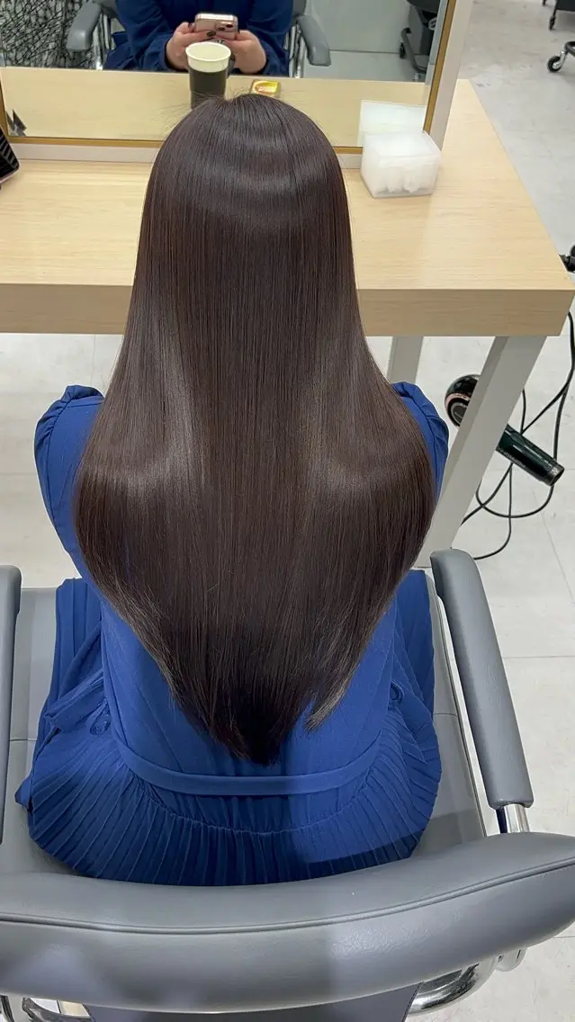 ロング カラー ヘアアレンジ 新宿No.1美髪師 taka髪質改善のヘアスタイル