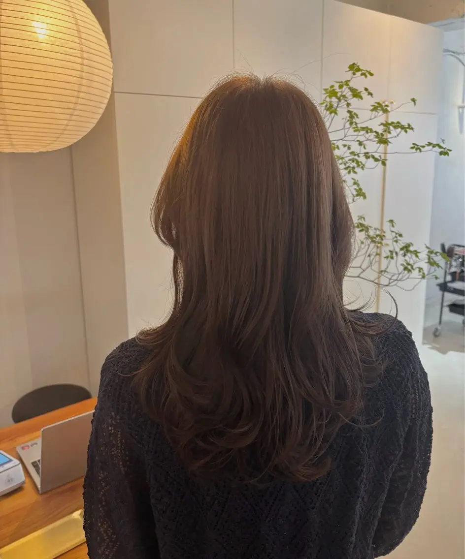 ✨️前髪カット&ブリーチなしダブルカラー✨️の写真