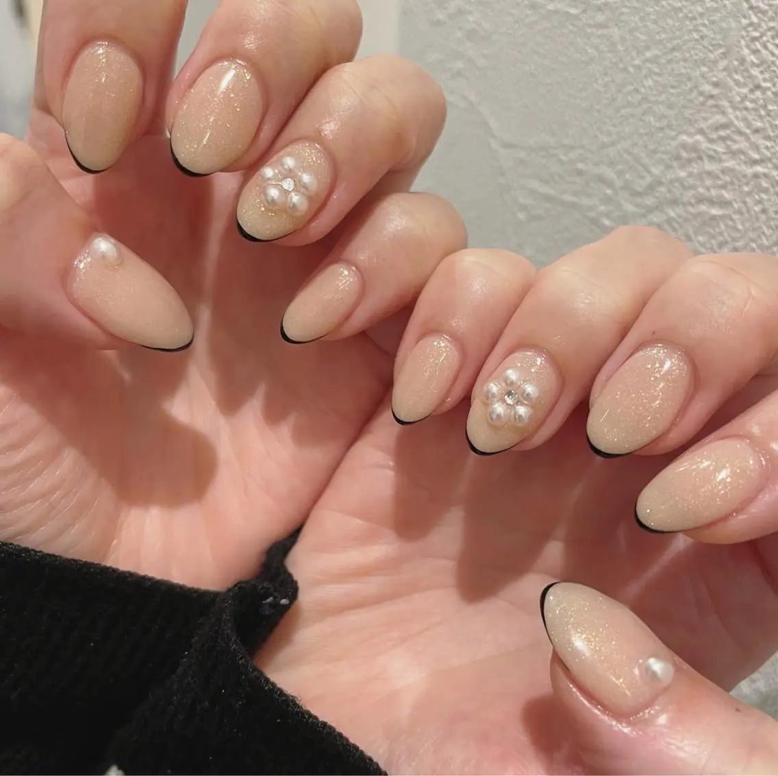 オフ有💜褒められ💅✨art Mコース【パラジェル+500〜】(シンプルニュアンスorアート6〜7本)パーツ別の写真