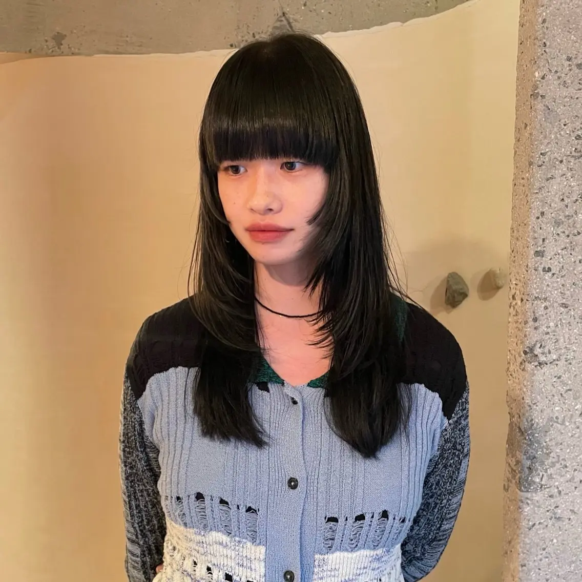 ロング カラー 平尾/薬院*北谷治子 *艶髪レイヤーカットのヘアスタイル