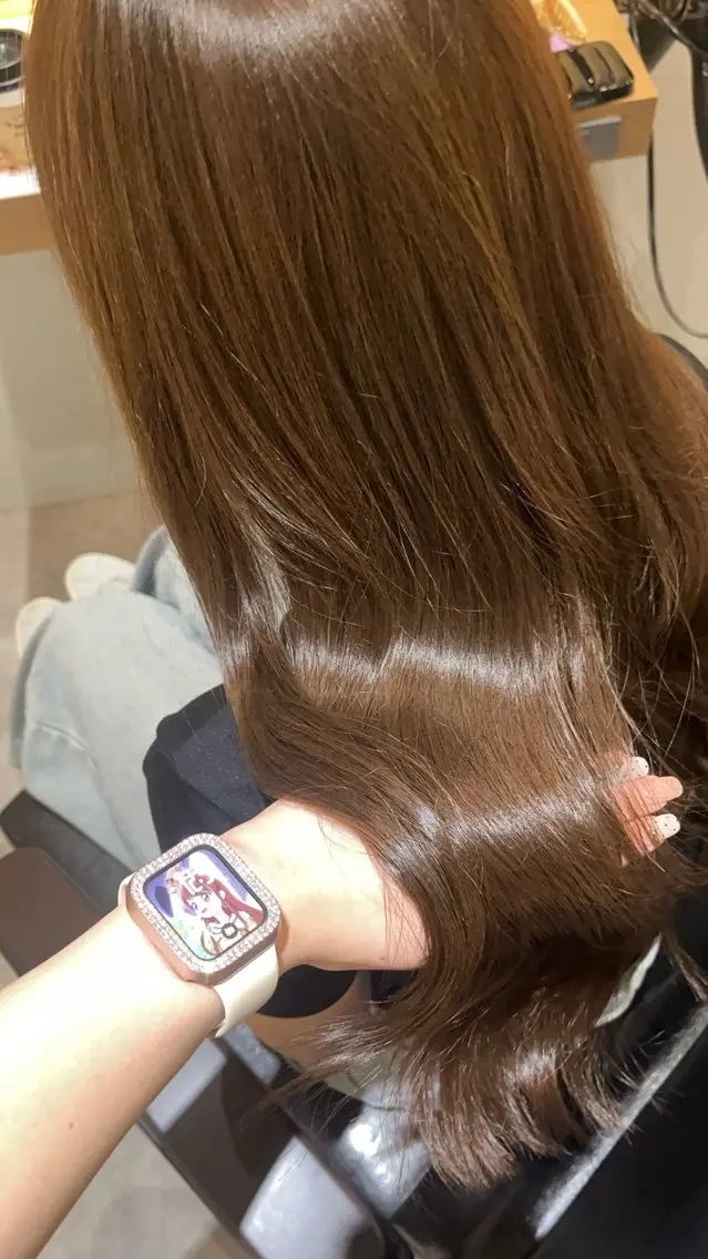 ロング カラー ヘアカラー ロングカット/ うる艶カラー/ユイのヘアスタイル