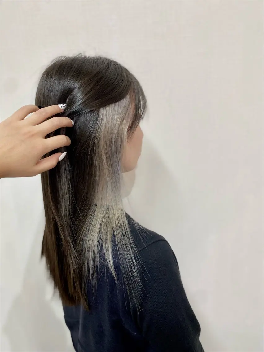 カラー ヘアカラー 杉森 蘭琉のネイルデザイン