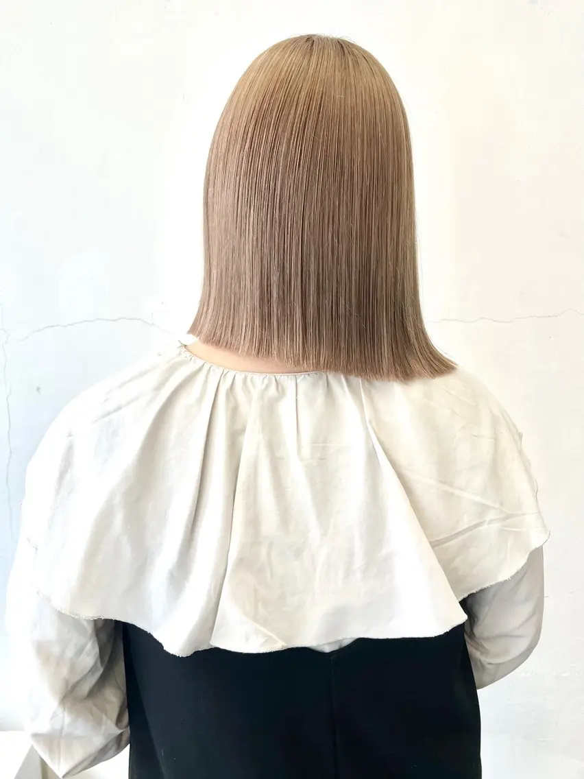 ミディアム カラー カット ヘアカラー トリートメント HARU//原宿🤍 リピート率NO.1のヘアスタイル