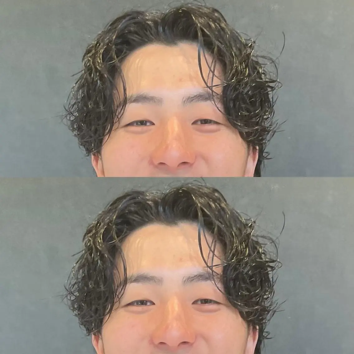 ミディアム パーマ メンズ ミディアムパーマ メンズパーマ ニュアンスパーマ メンズヘア特化 崎田 成人のヘアスタイル