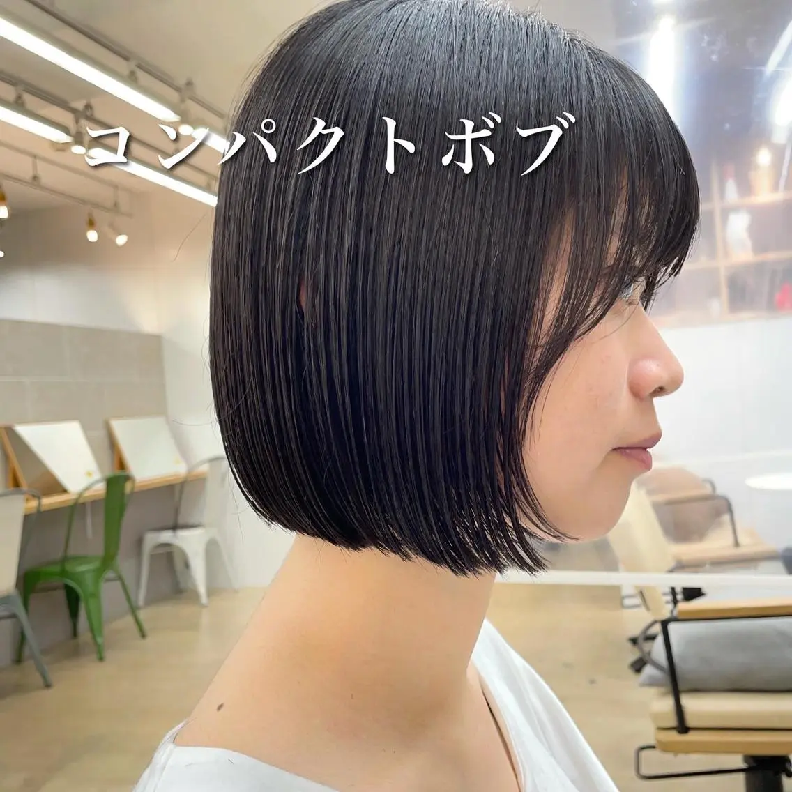ショート カラー ボブ カット ヘアカラー トリートメント 杉野 凜のヘアスタイル