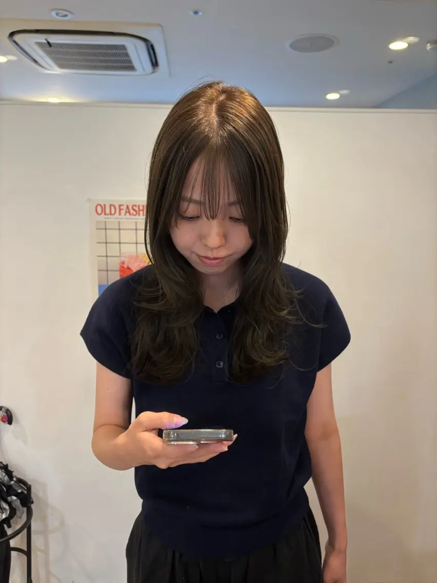 カラー 透明感カラー カット ヘアカラー トリートメント フクシママユ / 柔らかカラーのヘアスタイル