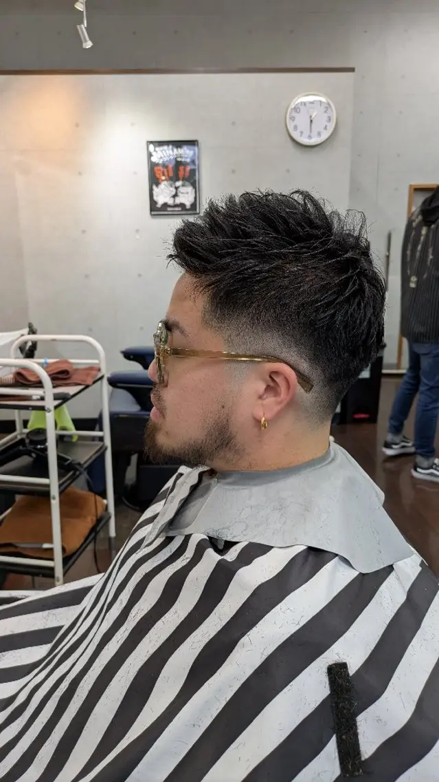 ショート メンズ 金城 宏宜のヘアスタイル