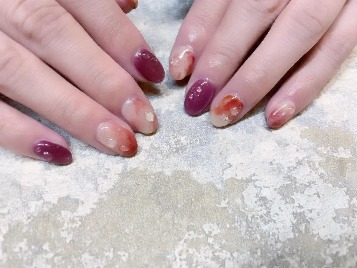 ネイル ニュアンスネイル ricco risaiaのネイルデザイン