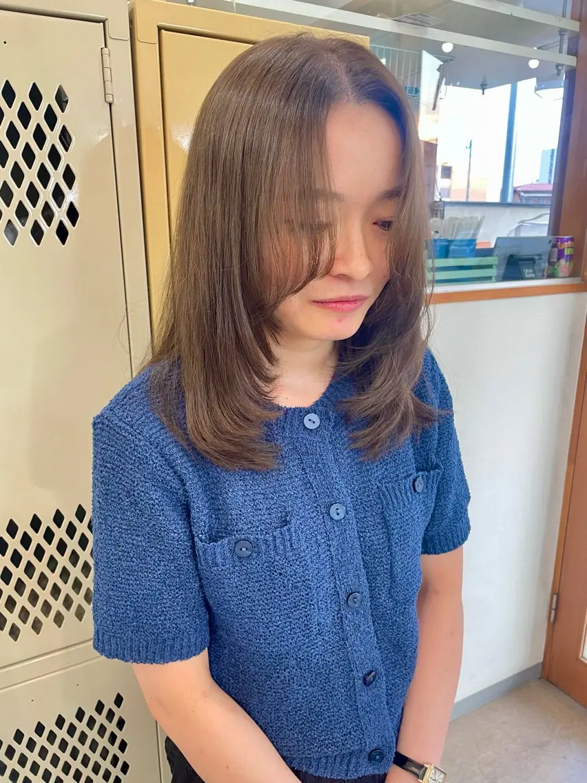 ミディアム カラー カット ヘアカラー 🔶SUNC ツヅキチアキ🔶のヘアスタイル